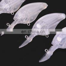 Amazon 9cm 10g High Quality Fishing Lure Blanks Unpainted Diving Crank thumbnail-4