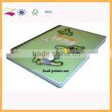 Custom Printed Plastic Cover a4 Spiral Notebook