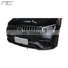 For Mercedes-Benz GLC SUV/COUPE X253 C253 Topcar Style Body Kit Carbon Fiber Front Lip Canard Rear Diffuser