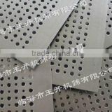 Perforated sheets for water filtration