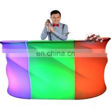 Illuminated Portable Led Bar Counter Outdoor Garden Patio Event Party Nightclub Led Light Furniture Tables and Chairs Sofa Set thumbnail-3