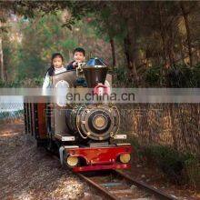 Professional Hot Sale Children Vintage Track Ride Mini Steam Track Train for Tourists for Sale thumbnail-1