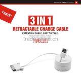 Havit 3 in 1 Retractable Charger Cable