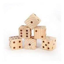 Customized Giant Wooden Yard Dice Set for Outdoor Backyard Games thumbnail-2