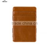 Brown Classic genuine leather flip wallet