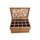 Custom Small Pine Luxury Jewelry Boxes Wholesale Wood thumbnail-1