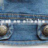 Retro-scratched Grain Cowboy Dog Clothes Small Spring/summer/autumn Teddy Bear Vest Pet Clothing thumbnail-3