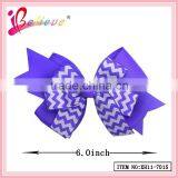 Factory Wholesale Hair Accessories New Years Hair Bows,stretch Ribbon Bow Tied thumbnail-2