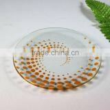 Round Tempered Glass Plate suitable for microwave oven