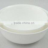 hot sale new Style fashionable design bulk white ceramic bone china bowls for promotion or gift