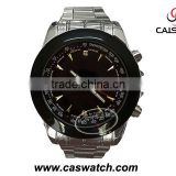 Man watch with plastic bezel custom dial with