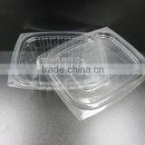 Wholesale PET 360ml Sanitary Transparent Plastic Food Container With SGS Testing