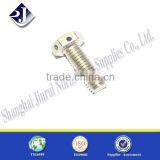 Hex Bolt Zinc Plated Thread Bolt With Hole in Head