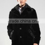 mk14258 luxurious fashionable men mink fur coat