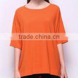 Pure Color Sleeve T-shirt at Five Big Yards of Xxxl Sex Women t Shirt thumbnail-5