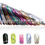 10pcs/lot Color Beauty Rolls Striping Decals Foil Tips Tape Line DIY Design Nail Art Stickers Tools Decorations thumbnail-2