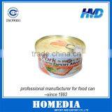 962# Enlarged Neck Round Tin Can thumbnail-1