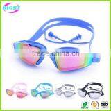 Wide Vision Adult Swimming Goggles With Earplugs