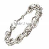 Kindy Jewelry JCB0235 Latest Design Natural Color Stainless Steel Bracelet Hand Chain for Men Supplier's Choice thumbnail-3