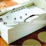 CUPC Freestanding Corner Tub,whirlpool Bubble Massage Tub Shower Combo 110v thumbnail-1