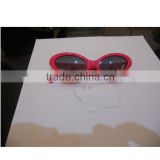 2014 new latest promotion colored fake kid sunglasses