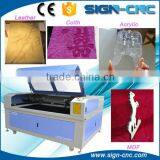 Good sale SIGN 1610 double head 60w+150w co2 wood acrylic laser cutting and engraving machine for sale