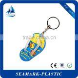 2016 Cheap Promotional Custom Molded Plastic Keyrings for Advertising