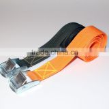 3T pure polyester buckle tie down strap, 1.5'' buckle tie down strap for steel pipe