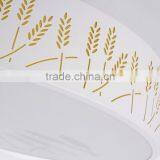 Hollow Out Wheat LED Ceiling Lamp 220V Round Modern Ceiling Light thumbnail-3