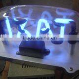 High Watts 12v Neon Taxi Light dc thumbnail-1
