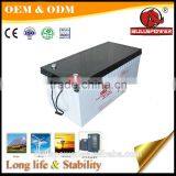 Maintenance Free Lead Acid Sealed Solar System 12v 150ah de Bateria de Gel thumbnail-2