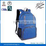 Melange Polyester With Front Zipper Pocket School Backpack thumbnail-5