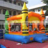 Crayon Inflatable Bouncy Castle Inflatable Moonwalk