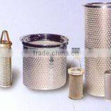 Industrial 25um Stainless Steel Basket Filter
