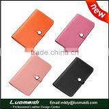 Best Seller for 2015 Genuine Leather Passport Holder for Female Card Holder With Large Capacity China Manufacture