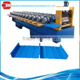 Automatic color steel sheet metal rolling standing seam roof panel roll forming machine