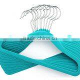 Candy Color Cute Velvet Flocked Clothes Coats Hanger for Kids, Baby thumbnail-2