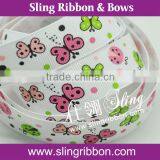 2015 New Design Butterfly Printed Grosgrain Ribbon For Sale thumbnail-1