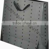 250g Coated Paper Black Handle Large Paper Shopping Bags thumbnail-1