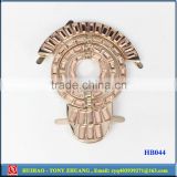 metal shoe accessories decorative rhinestone shoe buckle (HB044)