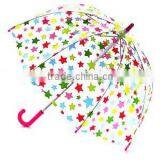 Dome PVC Transparent Umbrella