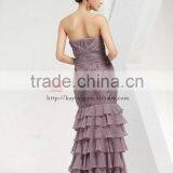 Women Boutique Mermaid Fashion Prom Dress Spaghetti Strap Ruffle Design Wedding Modest Evening Dress thumbnail-2