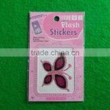 2015 New Arrived Butterfly Desigfn Multi-color Unique Elegant Nontoxic Tattoo Sticker Glitter thumbnail-2