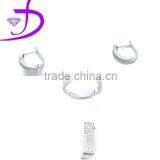 Classical Design Set Silver Jewelry Collection-mirco Pave Sets thumbnail-1