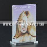 Free-standing Clear Acrylic Desktop Portrait Picture Frame