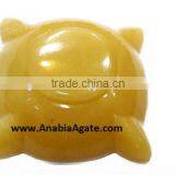 Yellow Aventurine Gemstone Bowls :Agate Bowls Wholesale : Wholesale Gemstone Bowls thumbnail-4