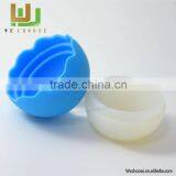 Wholesale Summer silicone ice cube tray with great price bule silicon ice tray With 6 X 5.5cm Ball Capacity
