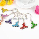 Fashion Cheap Factory Slipper Keychain Shoes Keychain Color Painting Alloy Metal Keychain in Bulk thumbnail-2