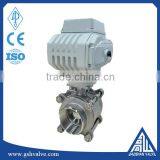 3 Inch Threaded 3 pc Electric Ball Valve thumbnail-2