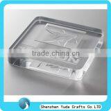 High Ray CNC Machine Made Acrylic Logo Block , Clear Logo Block Manufacturer